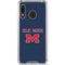 University of Mississippi Ole Miss Blue Galaxy A30 Clear Case