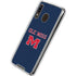 University of Mississippi Ole Miss Blue Galaxy A30 Clear Case
