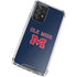 University of Mississippi Ole Miss Blue Galaxy A52 5G Clear Case