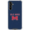 University of Mississippi Ole Miss Blue Galaxy A54 5G Clear Case