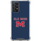 University of Mississippi Ole Miss Blue Galaxy A72 5G Clear Case