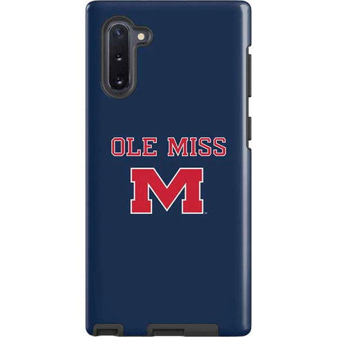 University of Mississippi Ole Miss Blue Galaxy Note 10 Pro Case