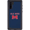 University of Mississippi Ole Miss Blue Galaxy Note 10 Waterproof Case