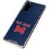 University of Mississippi Ole Miss Blue Galaxy Note20 5G Clear Case