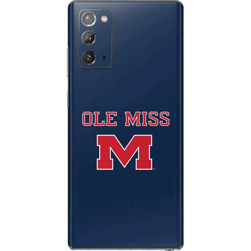 University of Mississippi Ole Miss Blue Galaxy Note20 5G Skin