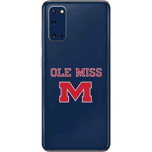 University of Mississippi Ole Miss Blue Galaxy S20 Skin