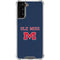 University of Mississippi Ole Miss Blue Galaxy S21 FE Clear Case