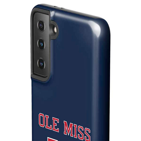 University of Mississippi Ole Miss Blue Galaxy S21 FE Pro Case