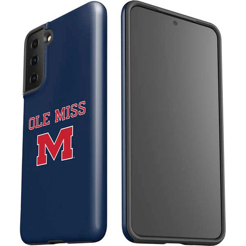 University of Mississippi Ole Miss Blue Galaxy S21 FE Pro Case
