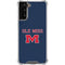 University of Mississippi Ole Miss Blue Galaxy S21 Plus 5G Clear Case