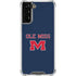 University of Mississippi Ole Miss Blue Galaxy S21 Plus 5G Clear Case