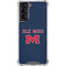 University of Mississippi Ole Miss Blue Galaxy S22 Clear Case