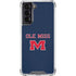 University of Mississippi Ole Miss Blue Galaxy S22 Clear Case