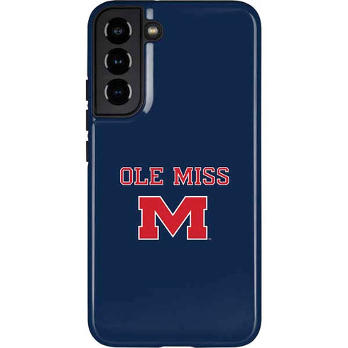 University of Mississippi Ole Miss Blue Galaxy S22 Plus Pro Case
