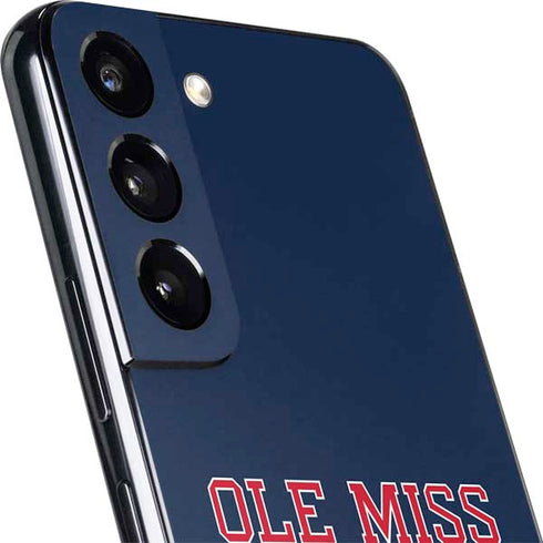 University of Mississippi Ole Miss Blue Galaxy S22 Plus Skin