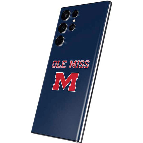 University of Mississippi Ole Miss Blue Galaxy S22 Ultra Skin