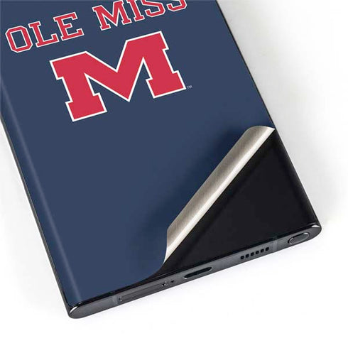 University of Mississippi Ole Miss Blue Galaxy S22 Ultra Skin