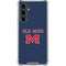 University of Mississippi Ole Miss Blue Galaxy S23 FE Clear Case