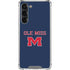 University of Mississippi Ole Miss Blue Galaxy S23 Plus Clear Case