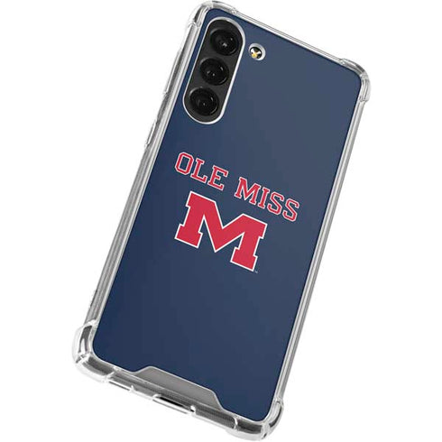 University of Mississippi Ole Miss Blue Galaxy S23 Plus Clear Case