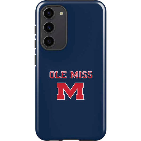 University of Mississippi Ole Miss Blue Galaxy S23 Plus Pro Case