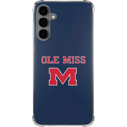 University of Mississippi Ole Miss Blue Galaxy S24 Plus Clear Case
