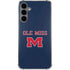 University of Mississippi Ole Miss Blue Galaxy S24 Plus Clear Case