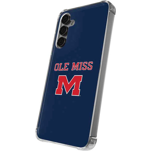 University of Mississippi Ole Miss Blue Galaxy S24 Plus Clear Case
