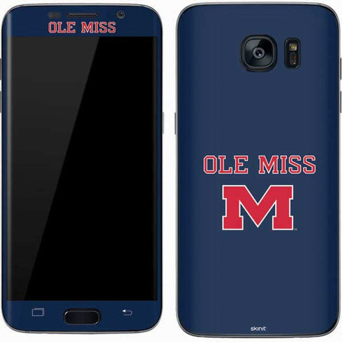 University of Mississippi Ole Miss Blue Galaxy S7 Skin