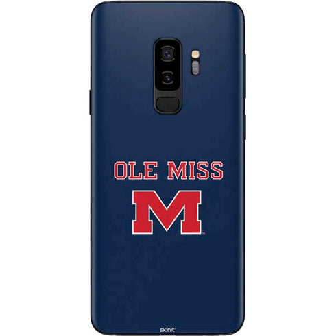 University of Mississippi Ole Miss Blue Galaxy S9 Plus Skin