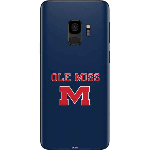 University of Mississippi Ole Miss Blue Galaxy S9 Skin