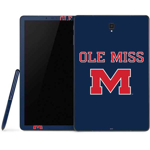 University of Mississippi Ole Miss Blue Samsung Galaxy Tab Skin