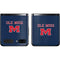 University of Mississippi Ole Miss Blue Galaxy Z Flip Skin