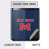 University of Mississippi Ole Miss Blue Galaxy Z Flip Skin
