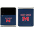 University of Mississippi Ole Miss Blue Galaxy Z Flip3 5G Skin