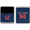 University of Mississippi Ole Miss Blue Galaxy Z Flip4 5G Skin