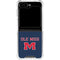 University of Mississippi Ole Miss Blue Galaxy Z Flip5 5G Clear Case
