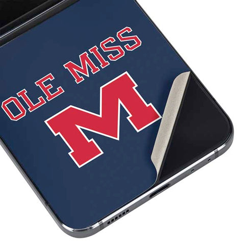 University of Mississippi Ole Miss Blue Galaxy Z Flip5 5G Skin