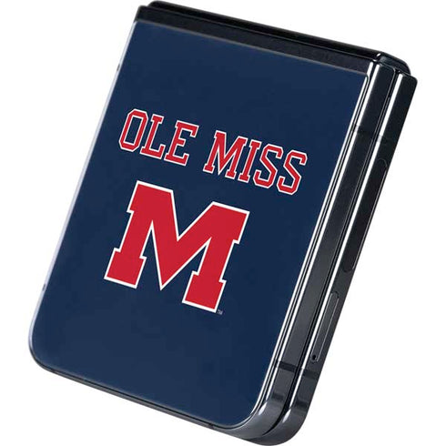 University of Mississippi Ole Miss Blue Galaxy Z Flip5 5G Skin