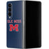University of Mississippi Ole Miss Blue Galaxy Z Fold4 5G Skin