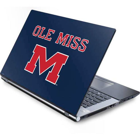 University of Mississippi Ole Miss Blue Generic Laptop Skin