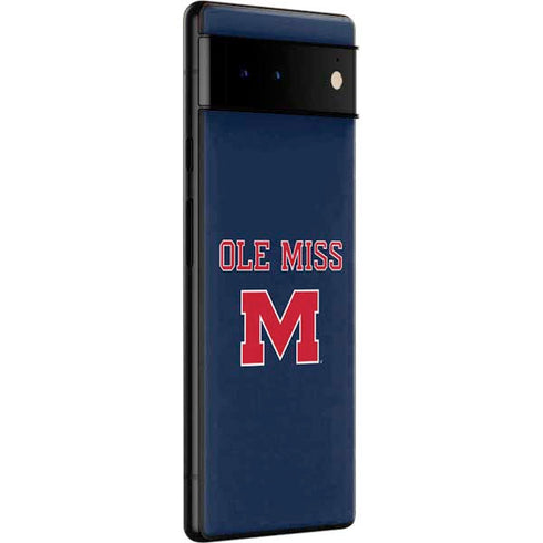 University of Mississippi Ole Miss Blue Google Pixel 6 Skin
