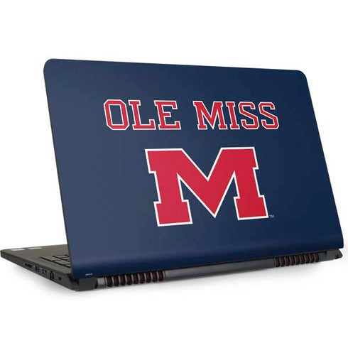 University of Mississippi Ole Miss Blue Dell Inspiron Skin