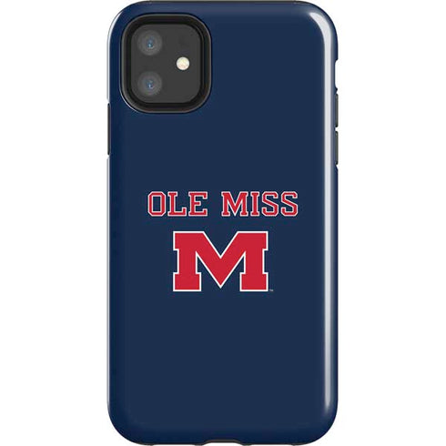 University of Mississippi Ole Miss Blue iPhone 11 Impact Case