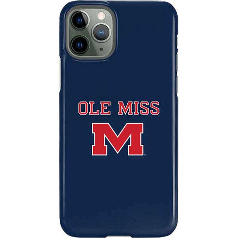 University of Mississippi Ole Miss Blue iPhone 11 Pro Lite Case