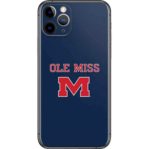 University of Mississippi Ole Miss Blue iPhone 11 Pro Skin