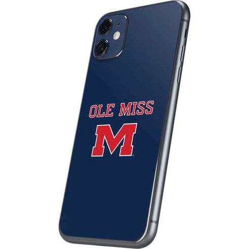 University of Mississippi Ole Miss Blue iPhone 11 Skin