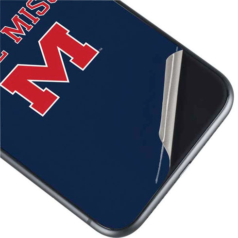 University of Mississippi Ole Miss Blue iPhone 11 Skin