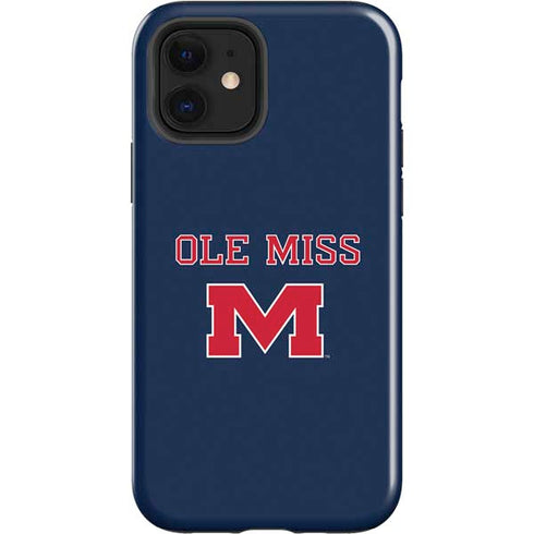 University of Mississippi Ole Miss Blue iPhone 12 Impact Case