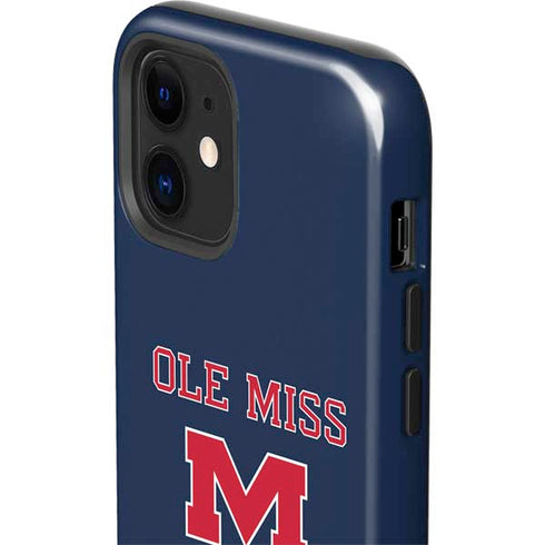 University of Mississippi Ole Miss Blue iPhone 12 Impact Case